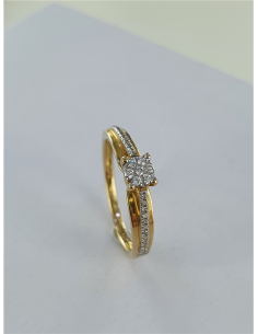 Bijoux diamants or 9 carats