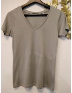 T shirt gris coton bio