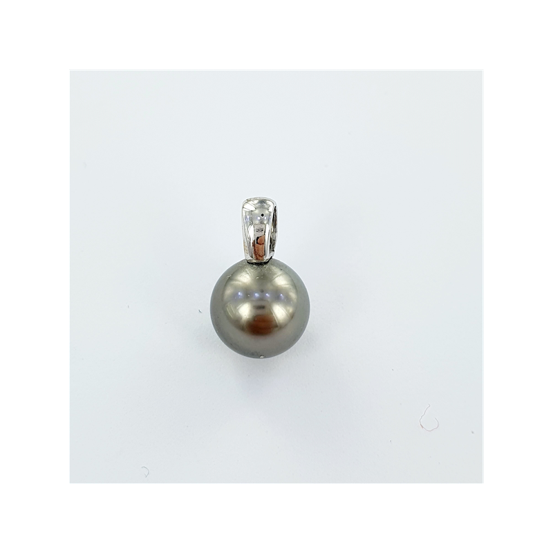  Pendentif perle de tahiti or 18 carats