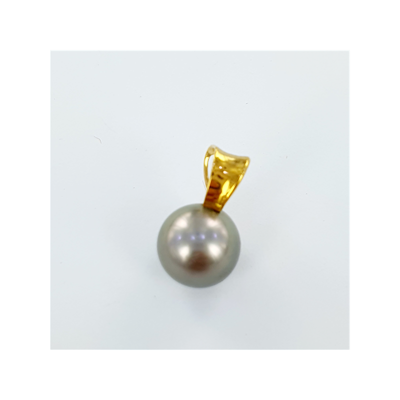 Pendentif perle de tahiti or 18 carats