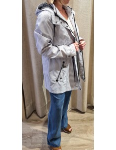 Parka à rayure  2