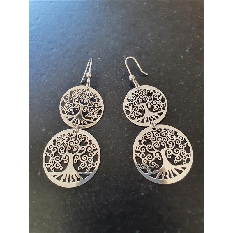  Boucles d'oreilles Argent-Bijoux argent